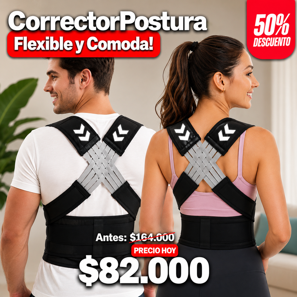 Corrector de Postura Ajustable Trenza