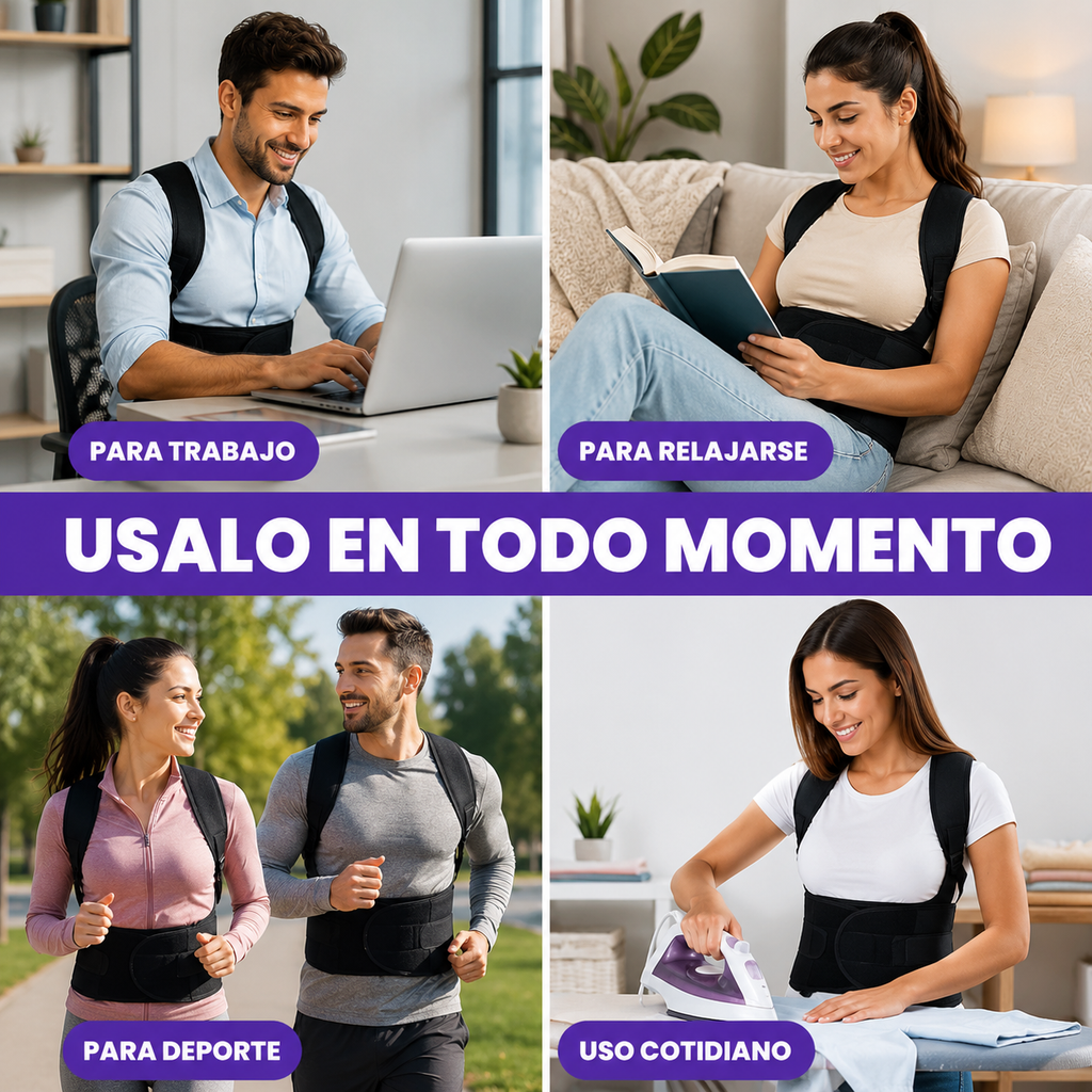 Corrector de Postura Ajustable Trenza